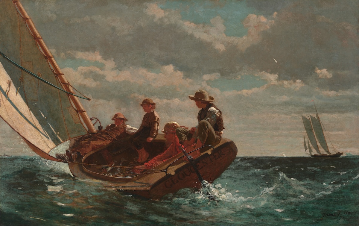 Breezing Up, 1876 by Winslow Homer