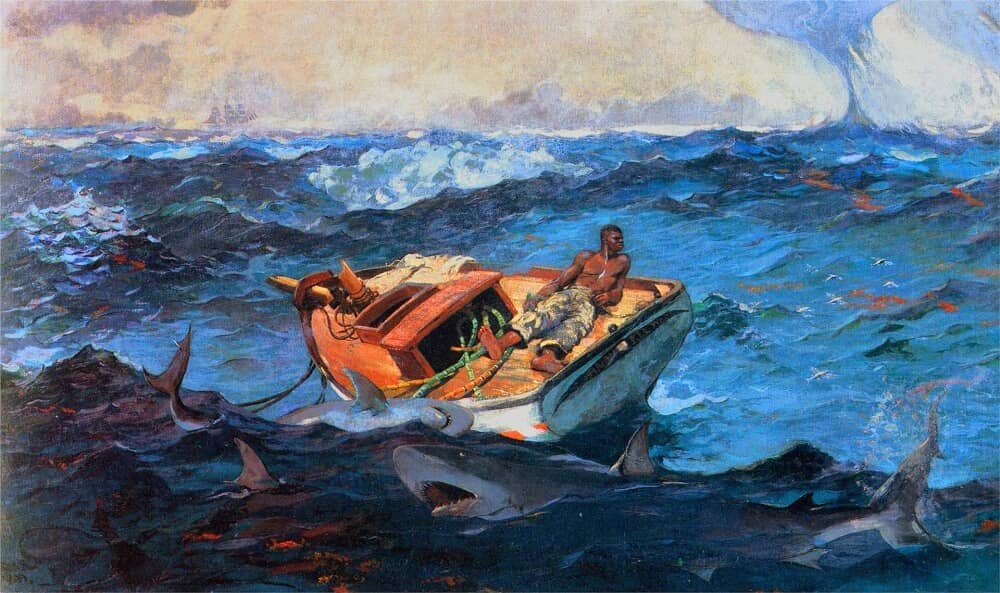 Gulf Stream, 1889 by Winslow Homer