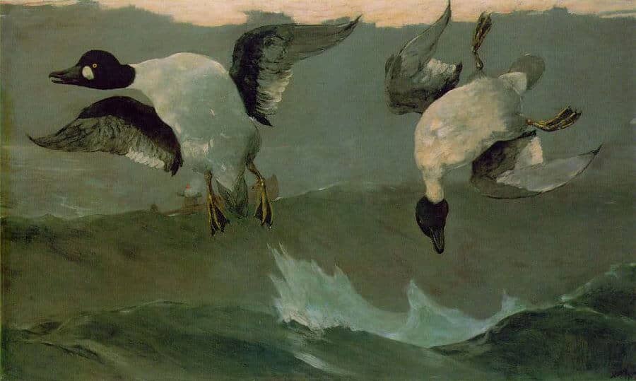 Right and Left, 1909 by Winslow Homer