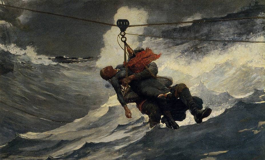 The Life Line, 1884 by Winslow Homer