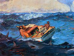 Gulf Stream, 1889 by Winslow Homer