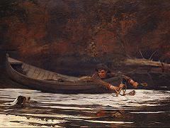 Hound and Hunter by Winslow Homer