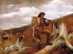 Huntsman and Dogs, 1891 by Winslow Homer