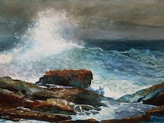 Incoming Tide, Scarboro Maine, 1883 by Winslow Homer