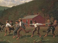 Snap the Whip by Winslow Homer