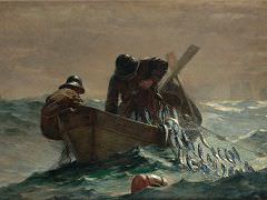 The Herring Net, 1885 by Winslow Homer