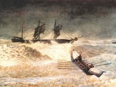 Wreck of the Iron Crown, 1881 by Winslow Homer